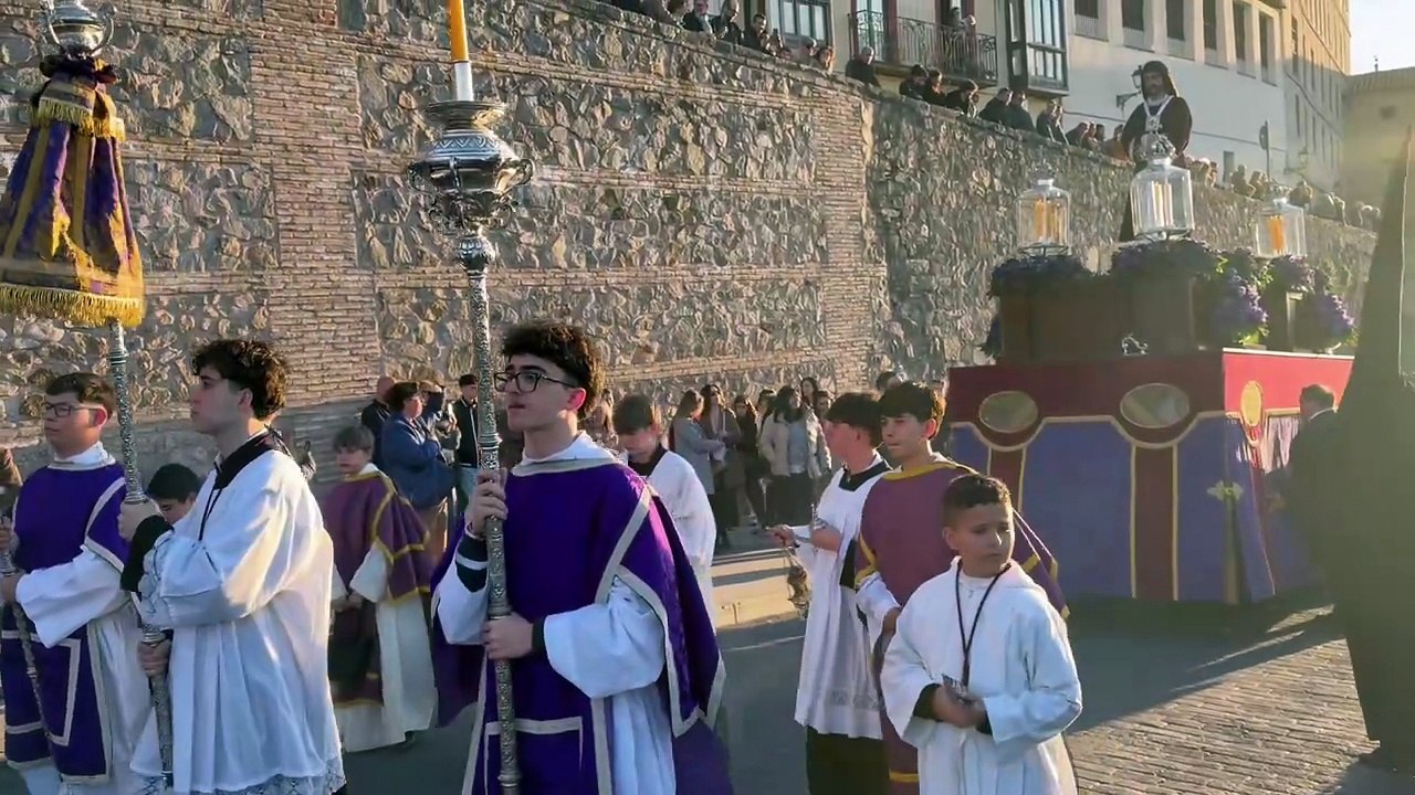 Procesión del Santo Encuentro en el sábado de Pasión