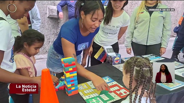 Más de 13 mil voluntarios y recreadores están desplegados para brindar diversión y paz al pueblo venezolano