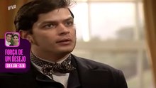 Novela Força de um Desejo (1999) - Abelardo promete se vingar de Alice e choca Inácio