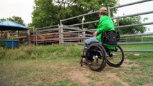 Young farmer Alex Wilson adapts to using a wheelchair after accident