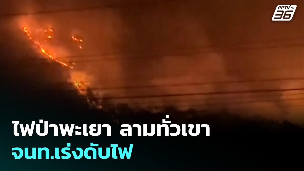 ไฟป่าพะเยา ลามทั่วเขา จนท.เร่งดับไฟ | ทันข่าวสุ...