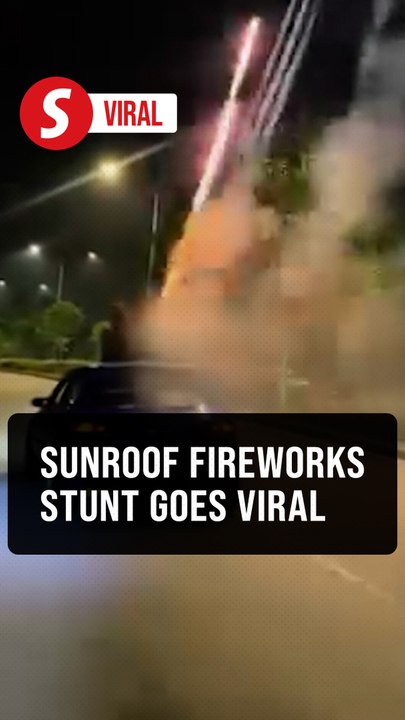 Police tracking down suspect over Shah Alam fireworks stunt