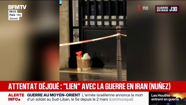 Attentat déjoué à Paris: Laurent Nuñez fait le lien avec la guerre au Moyen-Orient