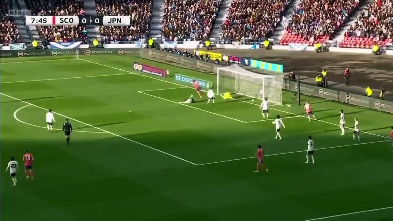 Scotland 0-1 Japan World Cup Warm Up Friendly H...