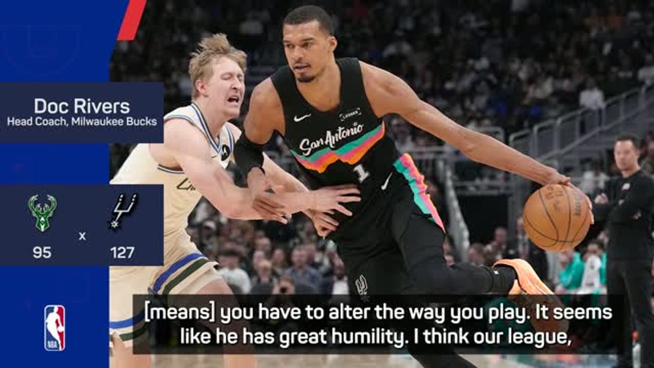 Wembanyama forces you to alter your plans - Bucks coach Rivers