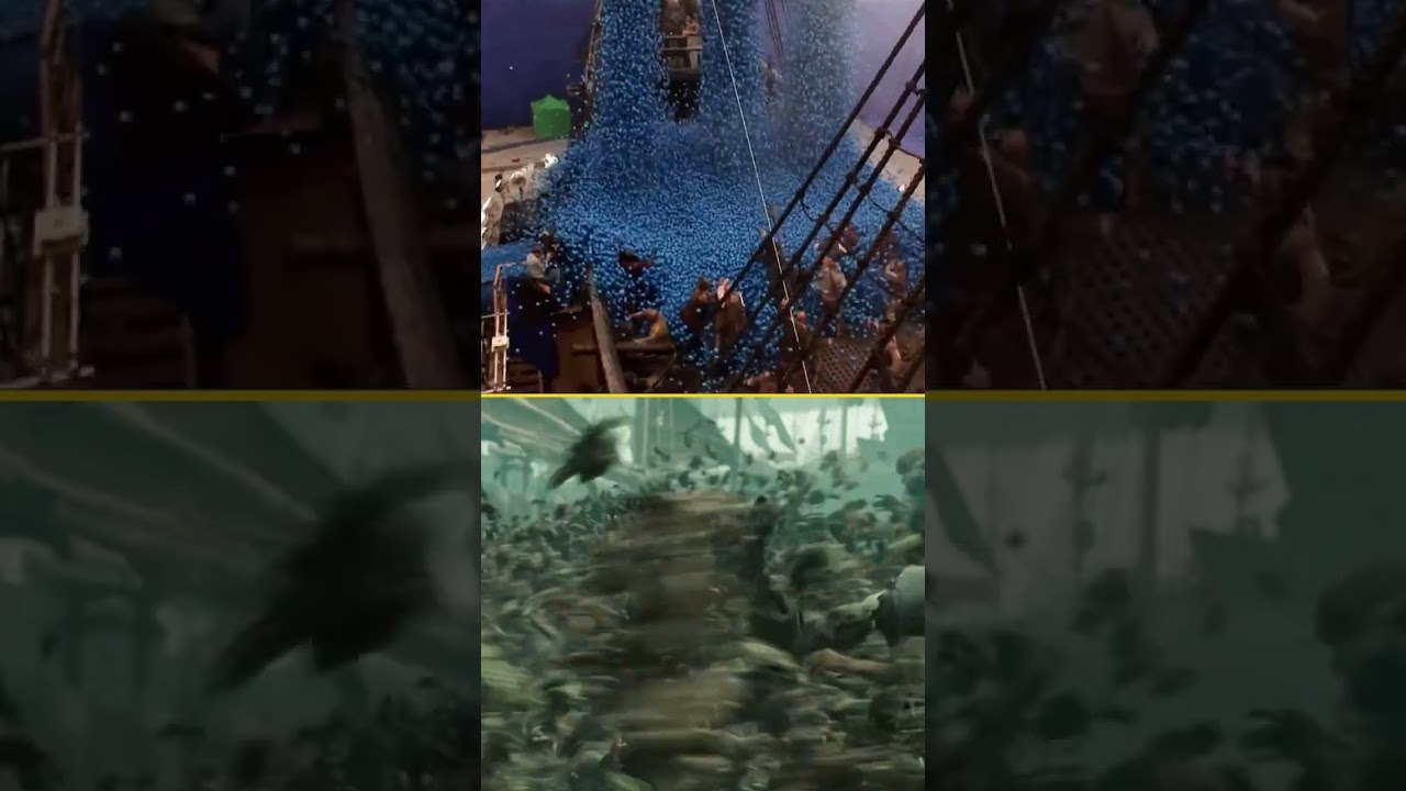 La réalité vs Le résultat final...✨ Vous vous souvenez de cette scène dans Pirates des Caraïbes ?