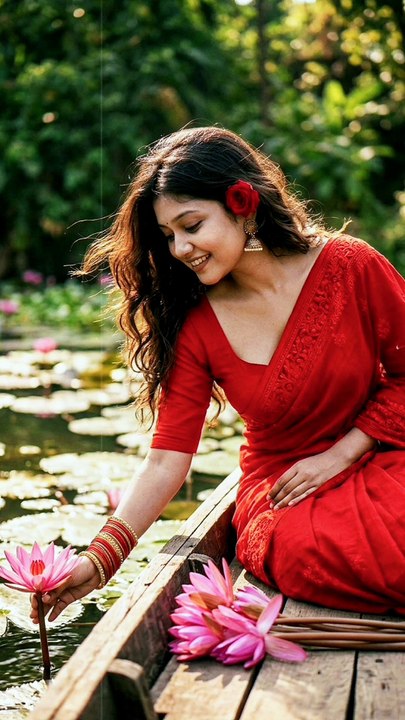 "আজকের সাজে আমি ✨" বন্ধুরা, আজ আমায় কেমন লাগছে? আপনাদের মূল্যবান কমেন্টসের অপেক্ষায় রইলাম! 😊