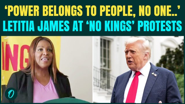 Letitia James Vs Trump: New York State Attorney SLAMS Trump, GOP Over Iran War at NO Kings Protest