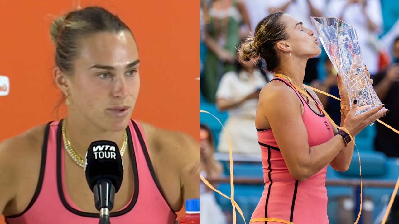Miami Open 2026 - Aryna Sabalenka, cinquième joueuse à réussir le Sunshine Double : "Je suis encore loin des légendes"