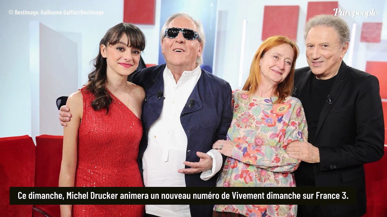 Gilbert Montagné en famille avec sa femme Nikole et leur petite-fille Elsa face à Michel Drucker dans Vivement dimanche