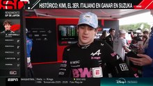 Las declaraciones de Colapinto luego del GP de Japón