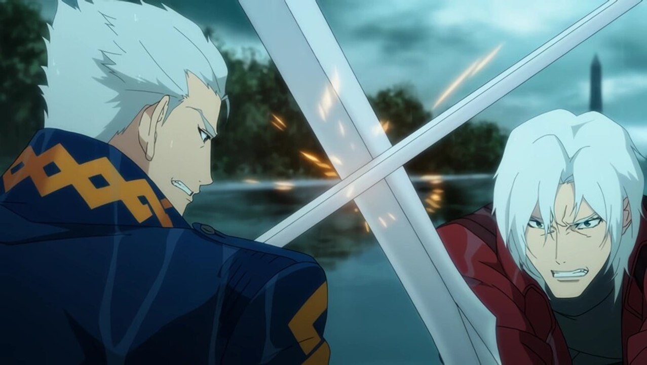 Devil may cry: in staffel 2 der beliebten anime-serie liefern sich die brüder dante und vergil einen verbitterten kampf