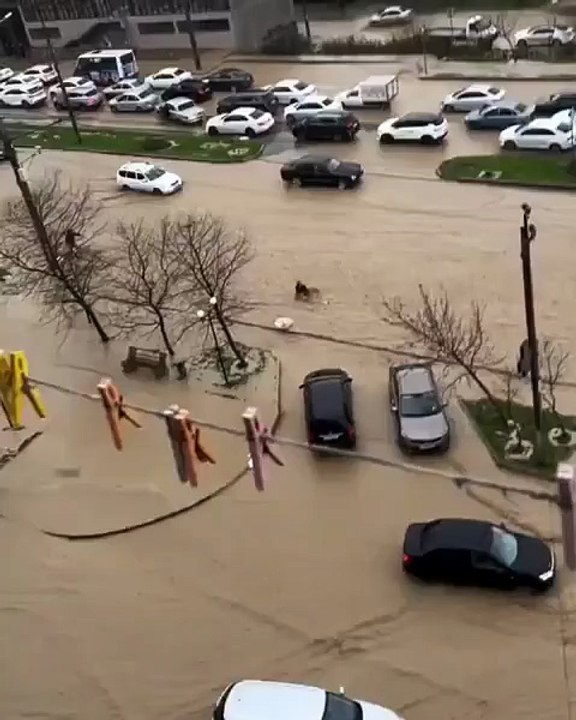Severe Flooding Hits Makhachkala, Dagestan | Heavy Rain Causes Chaos in Russia (March 28, 2026)
