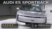 Audi E5 Sportback überzeugt mit 91,3 % im C-NCAP-Crashtest