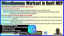 Miscellaneous Worksets in Revit MEP  ریویٹ میپ میں متفرق ورک سیٹس  Part-106
