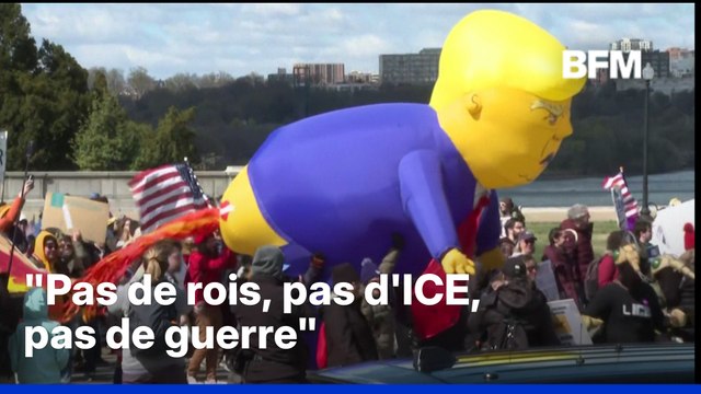 No Kings : des millions d’Américains dans la rue pour manifester contre Donald Trump