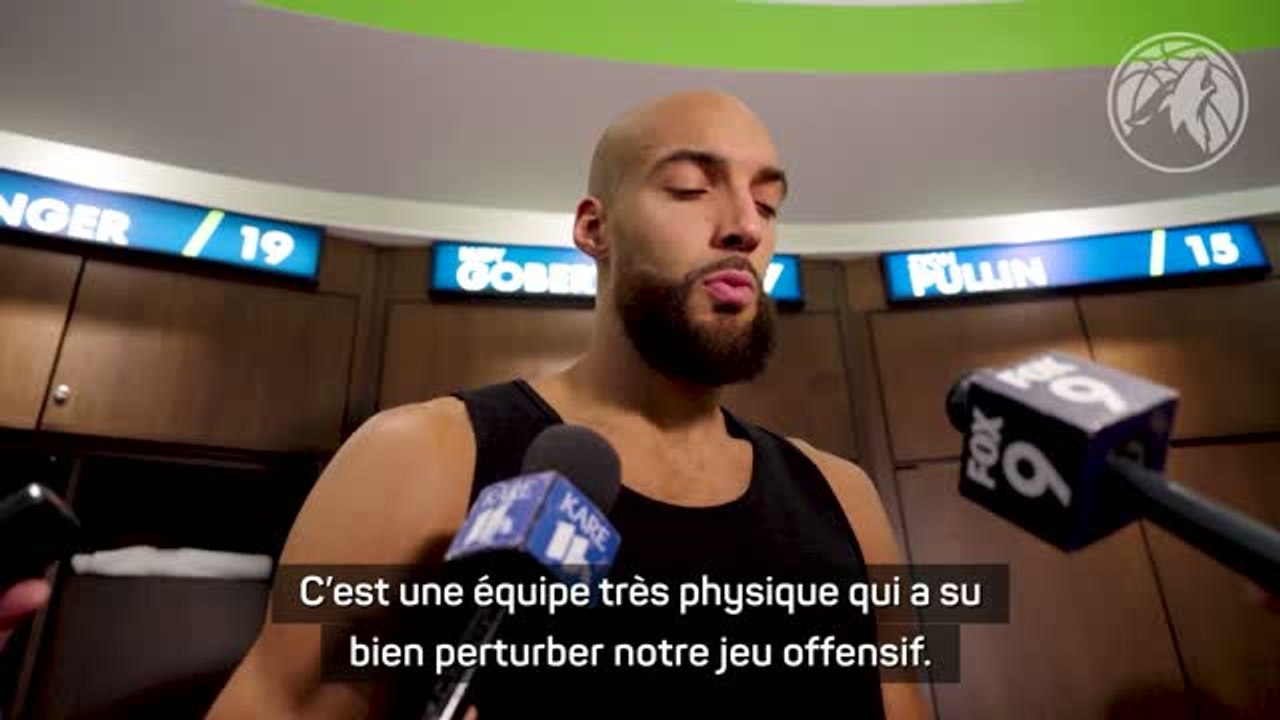 Timberwolves - Gobert : “Un très bon match défensif mais on n’a pas trouvé notre rythme en attaque”