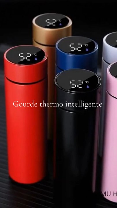 Gourde thermo intelligente disponible en bio