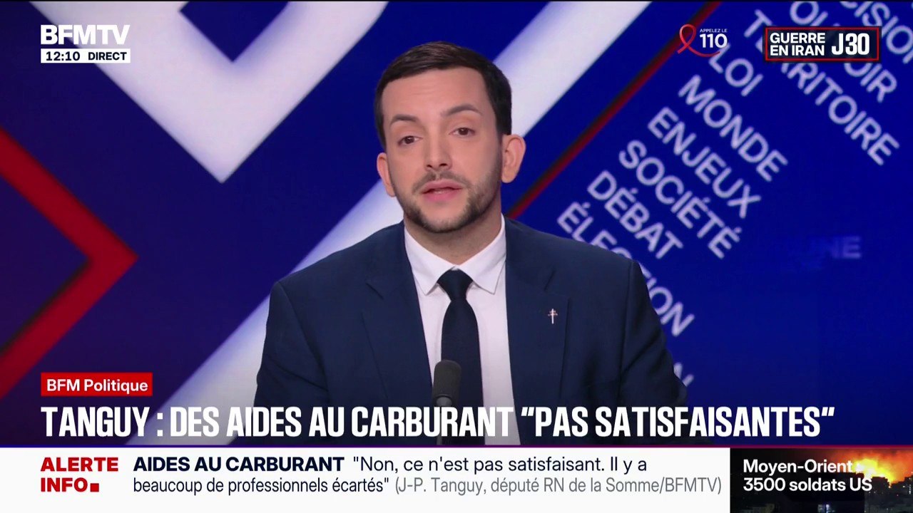 Taxes sur les carburants: Jean-Philippe Tanguy (RN) demande à Roland Lescure, ministre de l’Économie, de “rendre l’argent aux Français”