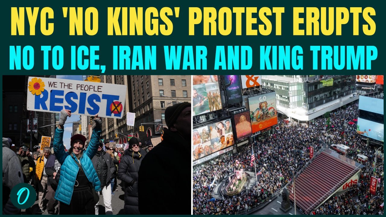 NYC No Kings Protest Breaking: Thousands Rally Against Trump | Mayor Mamdani ABSENT From Protests