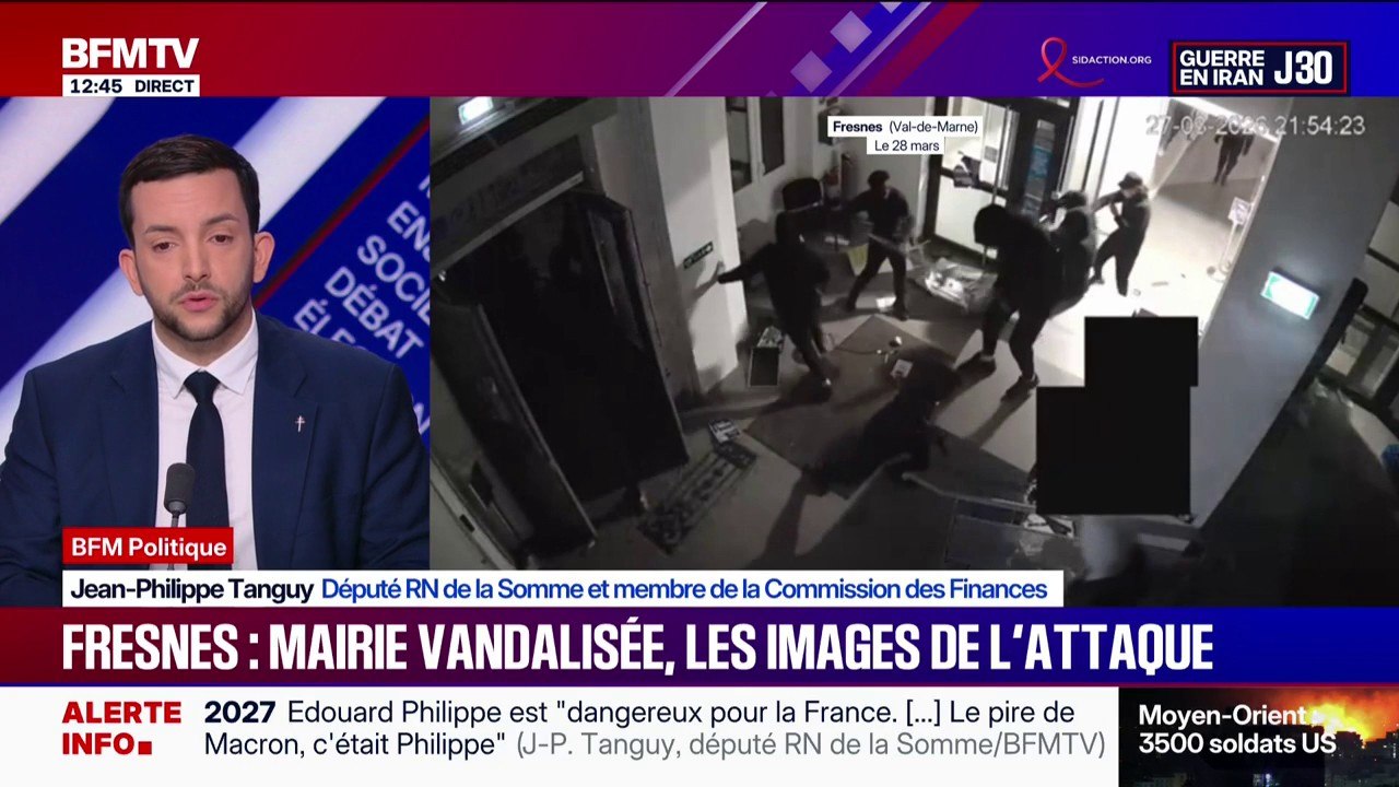 Maires menacés: “Ce que vivent les élus, c’est ce que vivent les honnêtes gens dans ces quartiers ou dans ces communes”, juge Jean-Philippe Tanguy (RN)