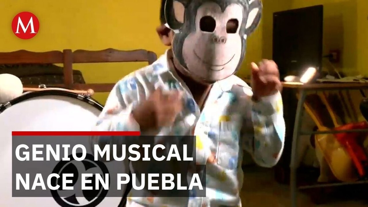 Niño prodigio en Puebla de 4 años quiere ser director de orquesta