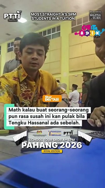 Tiba-tiba gementar...