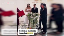 Nikah memuruna şaka yapmak istediler, asıl şakayı memur yaptı