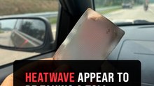 Photos of melted toll payment cards go viral as heatwave continues