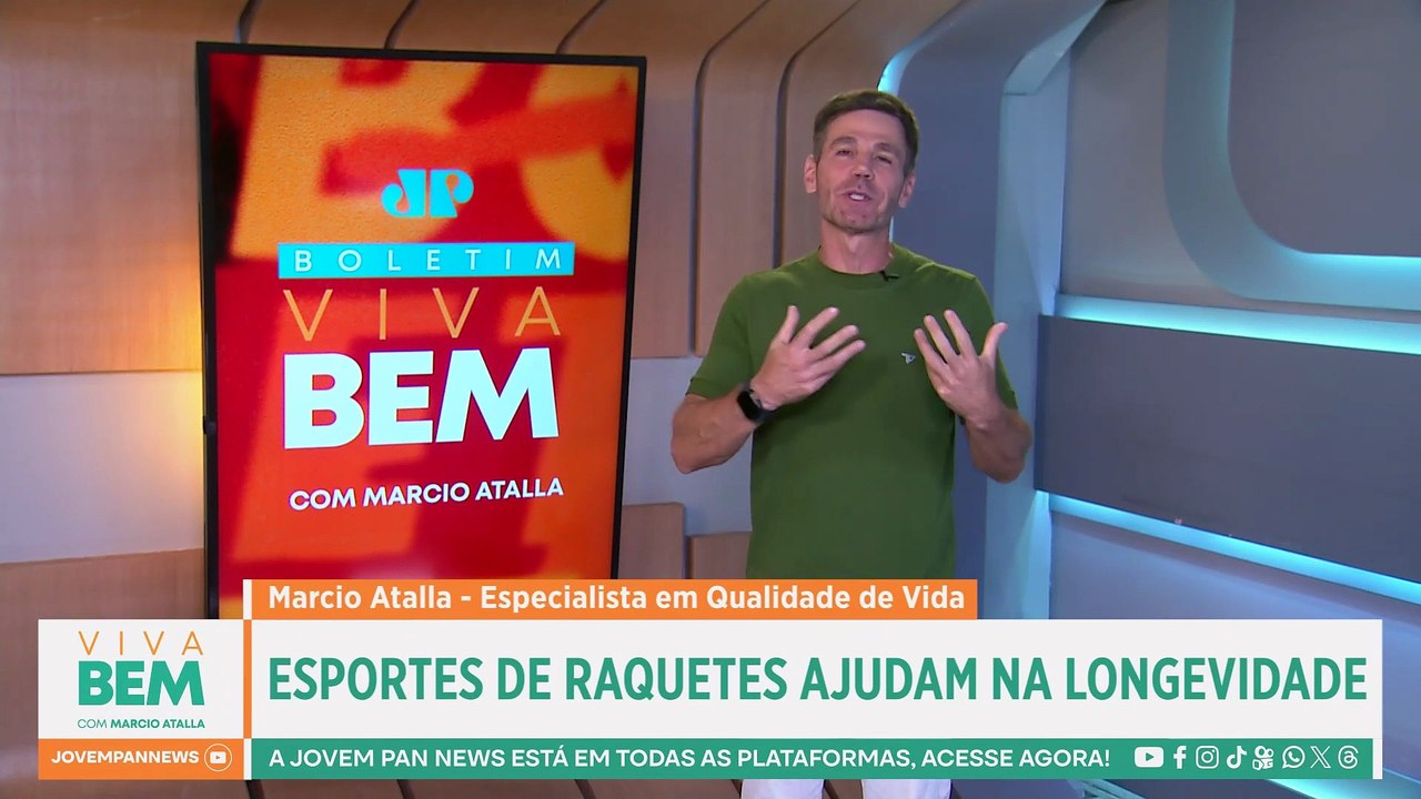 Esportes com raquetes ajudam na longevidade? Marcio Atalla responde