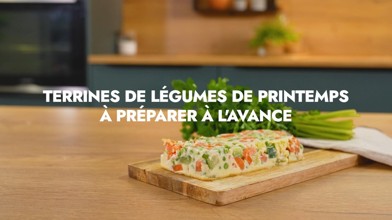 terrines de legumes de printemps à préparer à l'avance