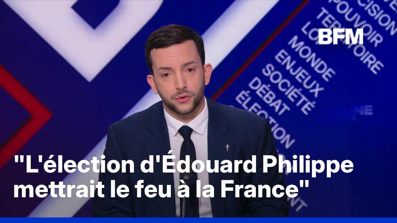 Jean-Philippe Tanguy (RN) voit en Édouard Philippe "le pire d'Emmanuel Macron"