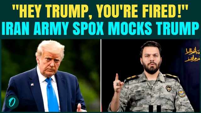 ‘You’re FIRED! Trump’: Iran Army Spokesperson MOCKS U.S President In Chilling Video; Goes Viral
