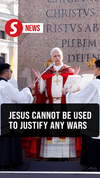 Pope Leo says God rejects prayers of leaders who wage wars