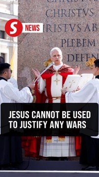 Pope Leo says God rejects prayers of leaders who wage wars