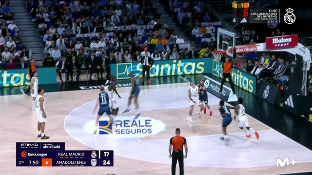 Real Madrid de baloncesto vs Anadolu Efes Istanbul Euroleague 2025 2026