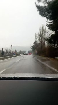 Boyabat–Sinop yolunda trafik kazası: 1 yaralı