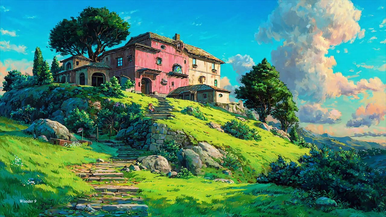 your peaceful study flow ☕ - studio ghibli playlist piano (relax, sleep, study) 🌱
