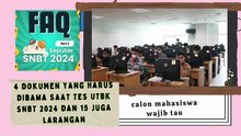 4 Dokumen yang Harus Dibawa Saat Tes UTBK SNBT  dan 15 larangan nya calon mahasiswa wajib tau