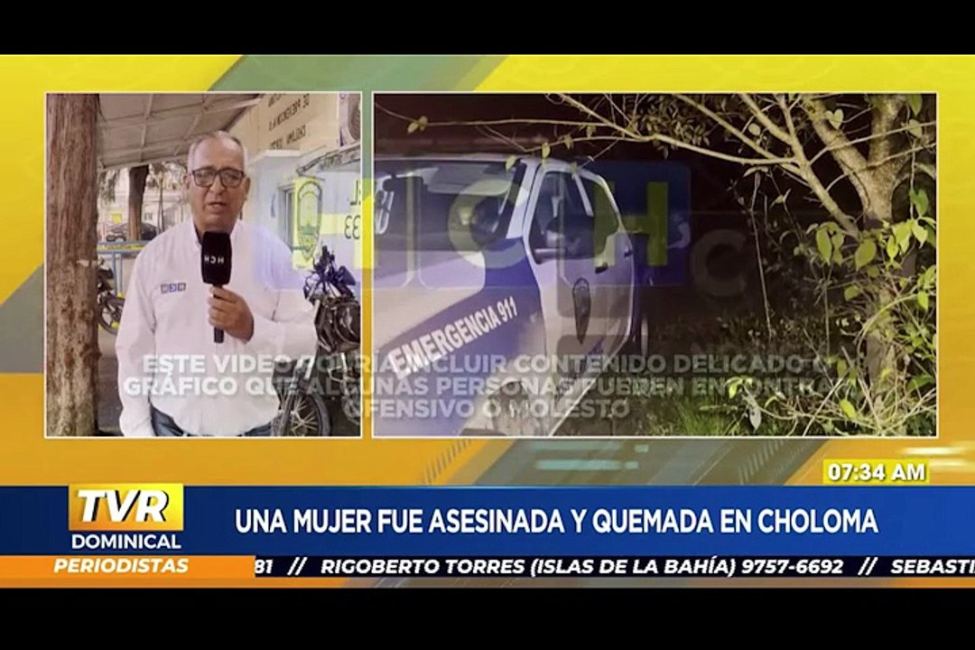 ¡Lamentable! mujer es asesinada y calcinada en Ticamaya, Choloma