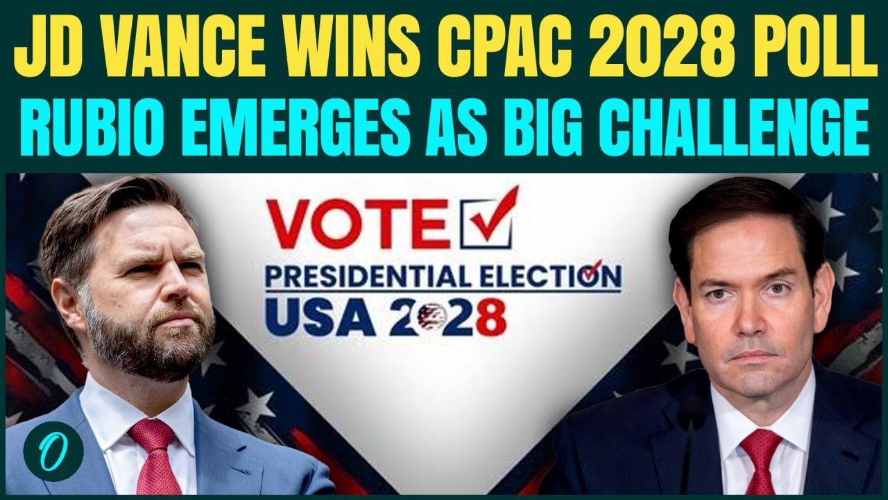 ‘JD or Marco?’ Trump’s BIG 2028 Dilemma as Rubio SURGES, Vance Lead SHRINKS in CPAC Shocker