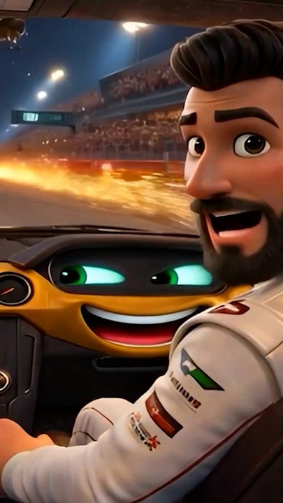 👉 🏁🌍Çizgi Film Çocuk | 3D Araba Yarışı 🚗🏁 | 🎬 2. Kısım – 5. Bölüm #shortsvideo