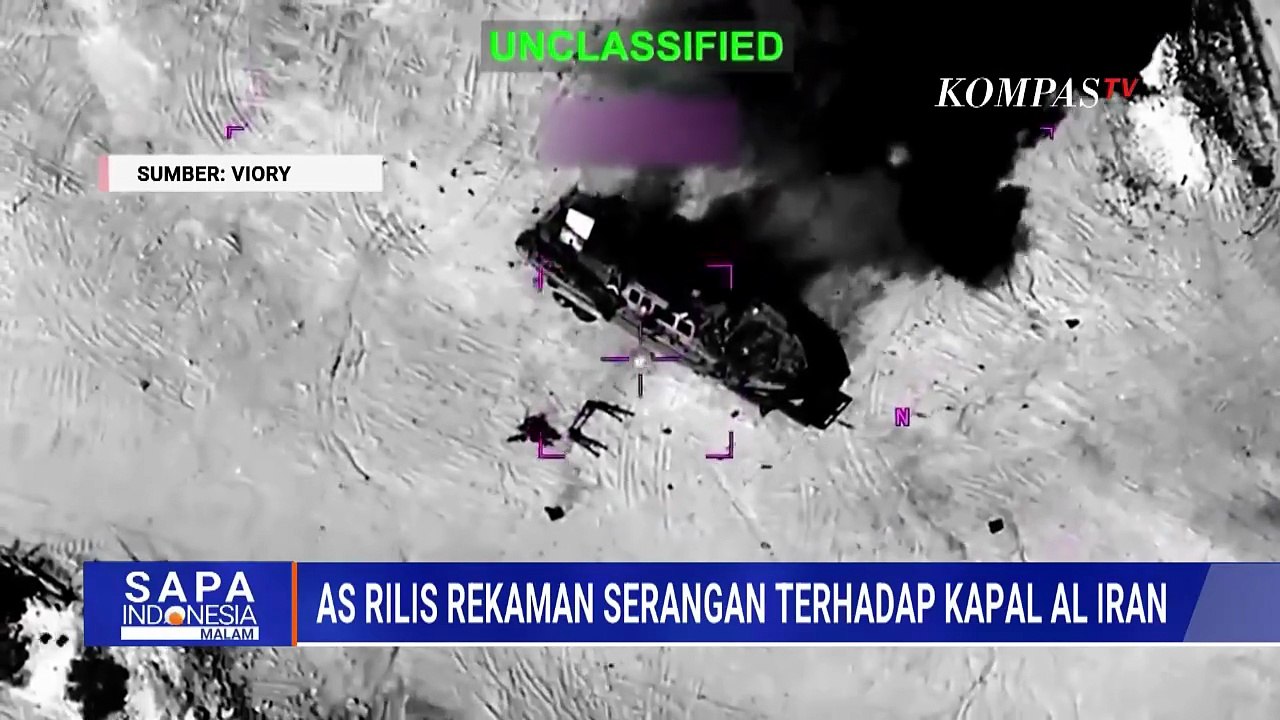Rilis Video Serangan ke Kapal Iran, Amerika Serikat Klaim Ancaman Pelayaran Global Kini Berakhir