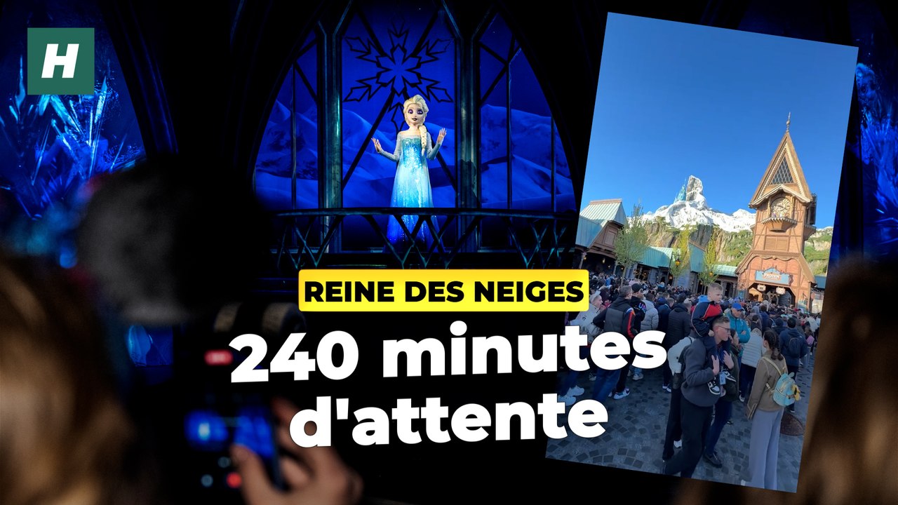 Pour faire la Reine des Neiges à Disneyland Paris, il fallait attendre vraiment très longtemps
