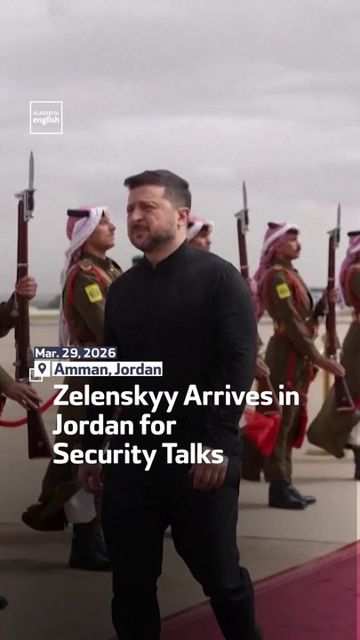 Zelenskyy Arrives In Jordan For Security Talks