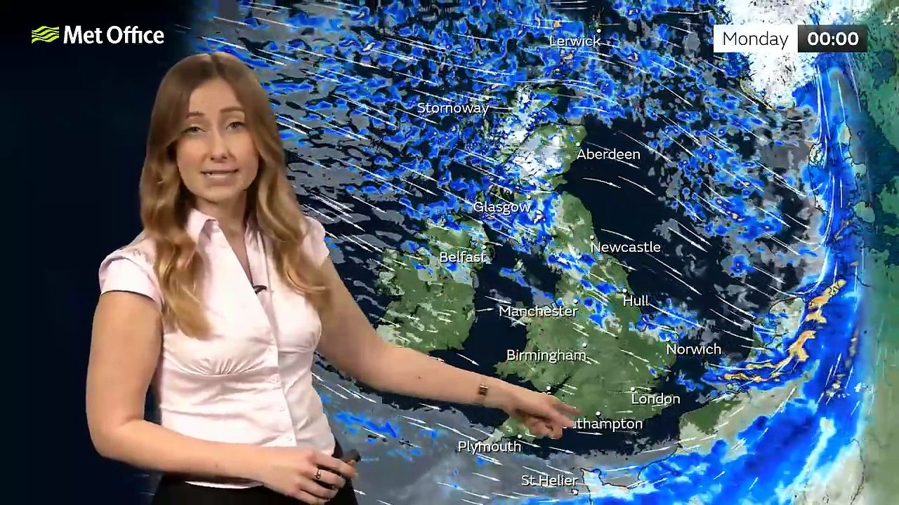 Met Office Sunday Evening Weather Forecast 29/03/2026