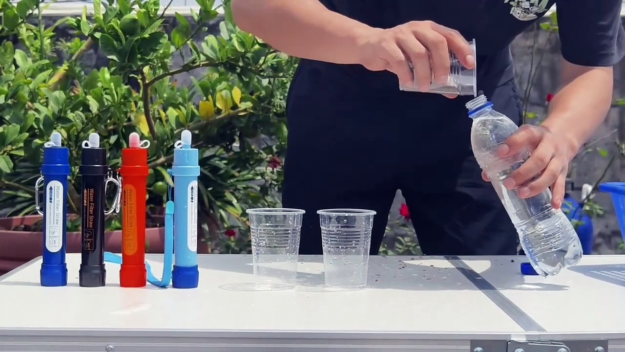 Outdoor Camping Life Saver 💧 | Portable Water Filter Bottle Review