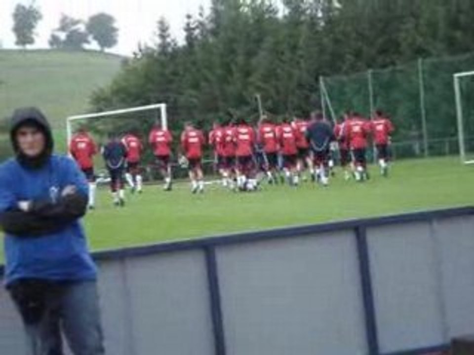entrainement bleus