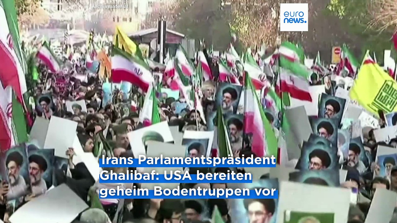 Geplante Bodenoffensive? Iran misstraut der Diplomatie mit den USA