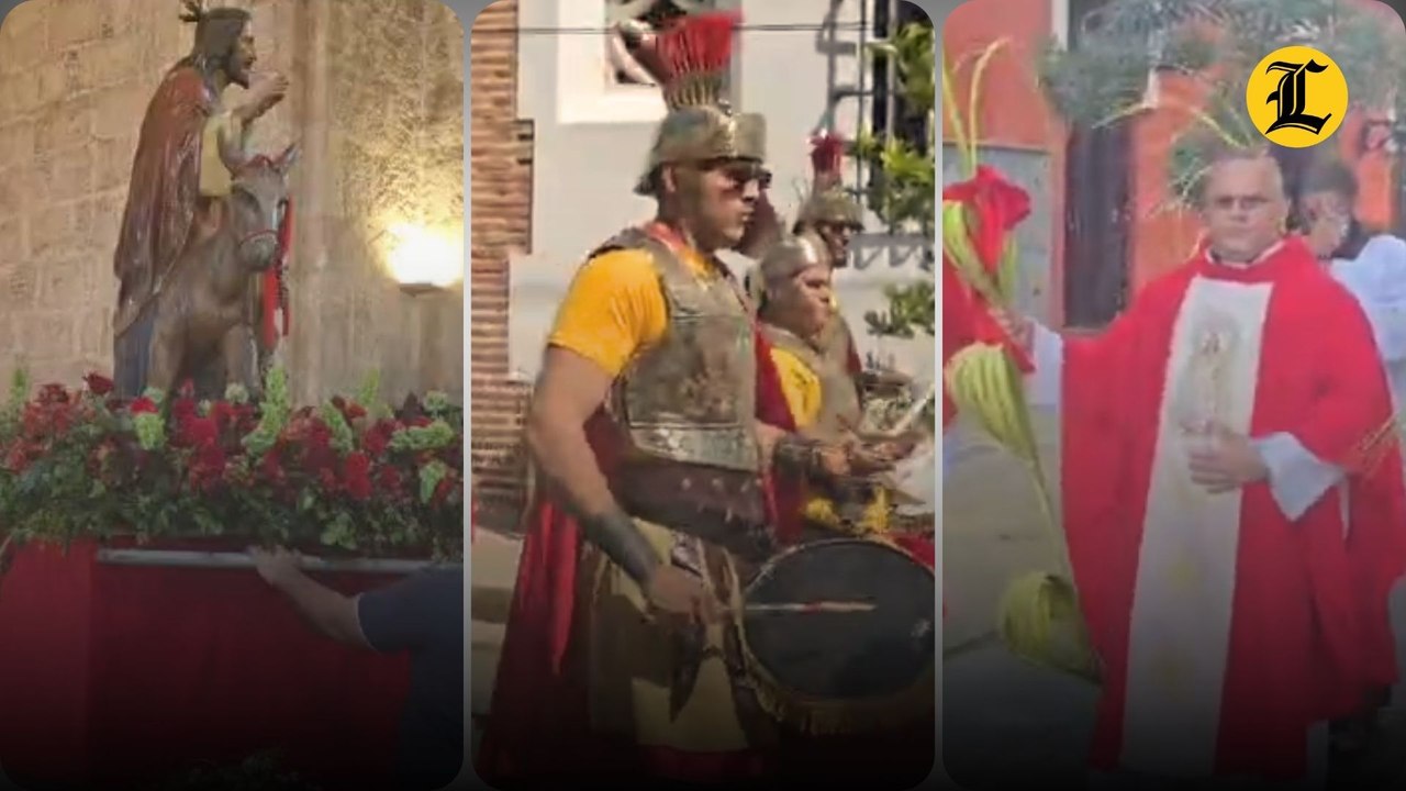 Con cánticos y ramos en las manos feligreses católicos conmemoran Domingo de Ramos